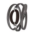 Bracelete Feminino Panarea BM1N19 Prateado Preto Prata (56 cm)