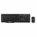 Teclado e Rato Ngs NGS-KEYBOARD-0358 Preto sem Fios