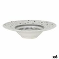 Prato para Massa Risotto La Mediterránea Barroc Porcelana (6 Unidades) (ø 28 X 6,8 cm)