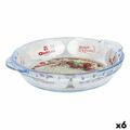 Recipiente de Cozinha Quttin VEN8435476251540 Vidro 23,9 X 20,4 X 4,4 cm (6 Unidades) (925 Cc)