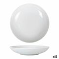 Prato Fundo La Mediterránea Marina Porcelana Branco (12 Unidades) (ø 20,5 cm)