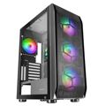 Caixa Semitorre Atx Mars Gaming Mc-kx Argb Preto