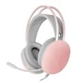 Auriculares com Microfone Mars Gaming Mh-glow Rgb Cor de Rosa