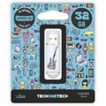 Memória USB Tech One Tech TEC4006-32 Preto 32 GB