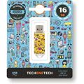 Memória USB Tech One Tech Emojis 16 GB