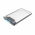 Invólucro de Disco Rígido Coolbox COO-SCT-2533 2,5" 5 Gbps USB 3.0 USB Cinzento Transparente USB 3.2