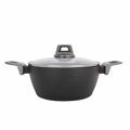 Caçarola com Tampa Amercook Preto Alumínio (ø 24 cm)