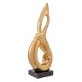 Figura Decorativa 13,5 X 9 X 38 cm Dourado