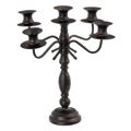 Candelabro Preto Metal 42 X 42 X 42 cm