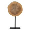 Figura Decorativa Natural Preto 17 X 17 X 31 cm