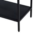 Móvel de Tv 120,5 X 30 X 81,3 cm Preto Aço