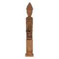 Figura Decorativa Natural Africano 14 X 14 X 88,5 cm