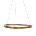 Candeeiro de Teto Dourado Cristal Ferro 220-240 V 62 X 62 X 4 cm