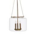 Candeeiro de Teto Dourado Cristal Ferro 220-240 V 35 X 35 X 72 cm