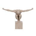 Figura Decorativa Creme 32 X 11,5 X 23 cm