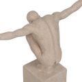 Figura Decorativa Creme 32 X 11,5 X 23 cm