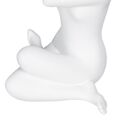 Figura Decorativa Branco 18 X 13 X 24 cm