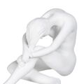 Figura Decorativa Branco 28,5 X 17,5 X 18 cm