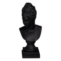 Figura Decorativa Preto 16,7 X 14,5 X 39 cm