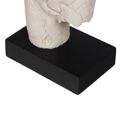 Figura Decorativa Preto Creme 26,5 X 14 X 45 cm