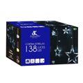 Cortina de Luzes LED Multicolor Estrelas