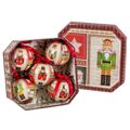 Bolas de Natal Multicolor Papel Polyfoam Quebra-nozes 7,5 X 7,5 X 7,5 cm (5 Unidades)