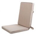 Almofada para Cadeiras Bege 123 X 48 X 4 cm