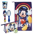 Conjunto de Higiene Infantil de Viagem Mickey Mouse Azul (23 X 16 X 7 cm) (4 Pcs)