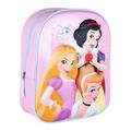 Mochila Escolar Princesses Disney Cor de Rosa (25 X 31 X 10 cm)