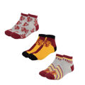 Meias Harry Potter Unissexo 3 Pares Multicolor 41-46