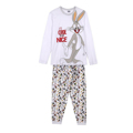 Pijama Looney Tunes Mulher Cinzento M