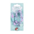 Conjunto Colar e Pulseiras Princesses Disney Roxo 2 Peças Turquesa