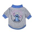 Pijamas para Cães Stitch Cinzento Azul Xxs