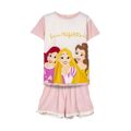 Pijama Infantil Princesses Disney Cor de Rosa