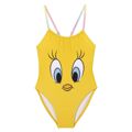 Fato de Banho de Menina Looney Tunes Amarelo 3 Anos