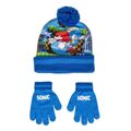 Gorro e Luvas Sonic Azul (tamanho único)