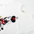 Camisola de Manga Curta Infantil Minnie Mouse Branco XL