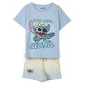 Pijama Infantil Stitch Azul Claro 10 Anos