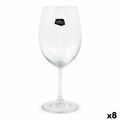 Copo para Vinho Crystalex Lara Transparente Cristal (6 Unidades) (8 Unidades) (450 Cc)