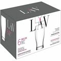 Copo para Cerveja Lav Belek Transparente Cristal 6 Peças (8 Unidades) (375 Cc)