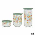 Conjunto de 3 Potes Lav Starfish Cristal 3 Peças (6 Unidades)