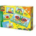 Jogo de Trabalhos Manuais Ses Creative Mosaic Chart With Maps Verde Multicolor