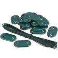 Conjunto de Fixação de Tela de Jardim Verde Nature 27 pcs