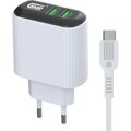 Carregador de Parede Goms 2 X USB Branco