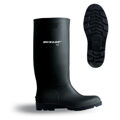 Botas de água Dunlop Preto Poliéster Pvc 36