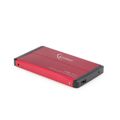 Caixa Externa Gembird EE2-U3S-2-R Vermelho 2,5"