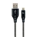 Cabo USB para Micro USB Gembird CC-USB2B-AMMBM-2M-BW Preto 2 M