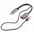 Adaptador Displayport para Hdmi Gembird A-HDMIM-DPF-02 Preto 4K Ultra Hd