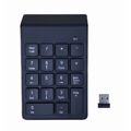 Teclado Numérico Gembird KPD-W-02 sem Fios Preto