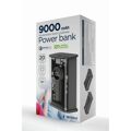 Powerbank Gembird PB09-TQC3-01 Preto Transparente 9000 Mah